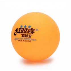 DHS 3-Star D40+ Table Tennis Balls Cell-Free Dual Seam Balls (Pack of 10) Yellow