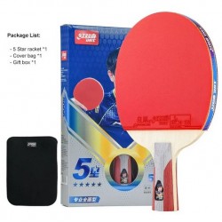 DHS H5006 5 Stars Penhold Table Tennis racket (Short Handle) with Case