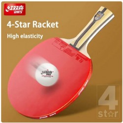 DHS H4002 4 Stars Shakehand Table Tennis racket (Long Handle) with Case