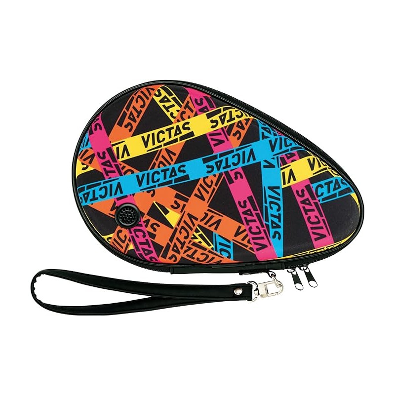 VICTAS PRINTED ROUND RACKET CASE Multi Colour