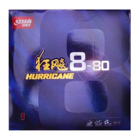 DHS Hurricane 8-80 Table Tennis Rubber 38/2.1mm